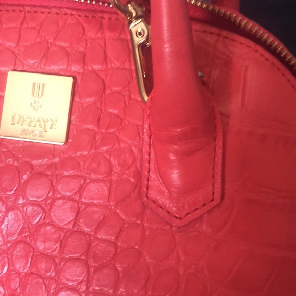 Defaye Black pink leather crossbody bag - Picture 3 of 8